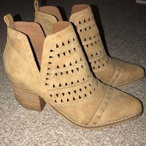 cutout booties
